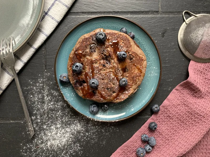 Blåbærs pandekager luftige og bløde (4g kulhydrater kun) - Ketoliv