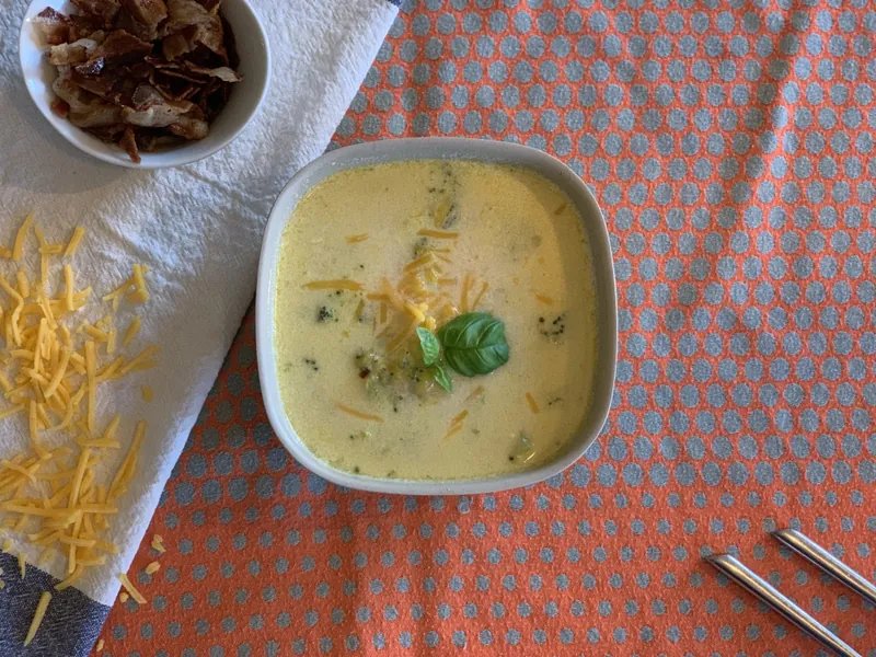 Broccoli cheddar suppe - Ketoliv