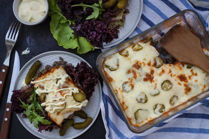 Cheeseburger lasagne - Ketoliv