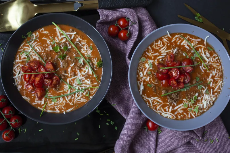 Cheeseburger suppe - Ketoliv