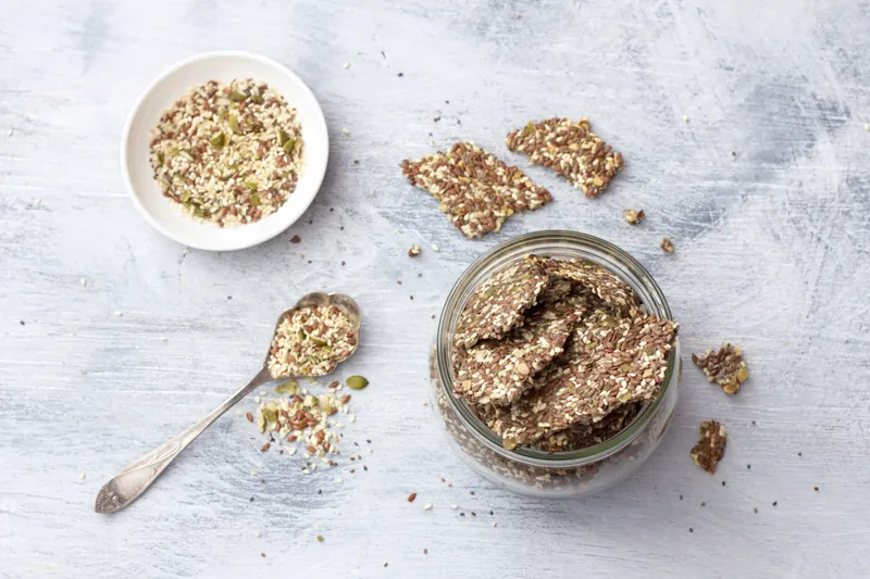 Chiaknækbrød, egnet til Keto - Ketoliv