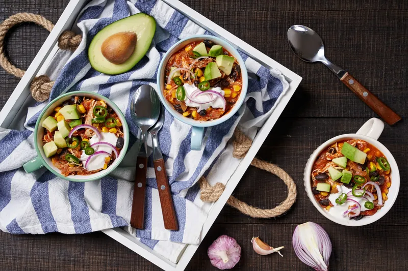 Chili con carne med trevlet kylling - Ketoliv