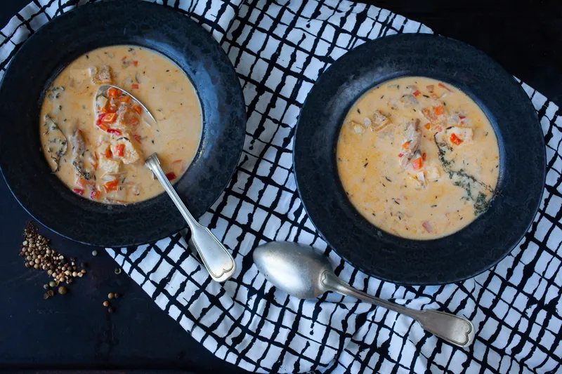 Cremet chowder keto suppe - Ketoliv