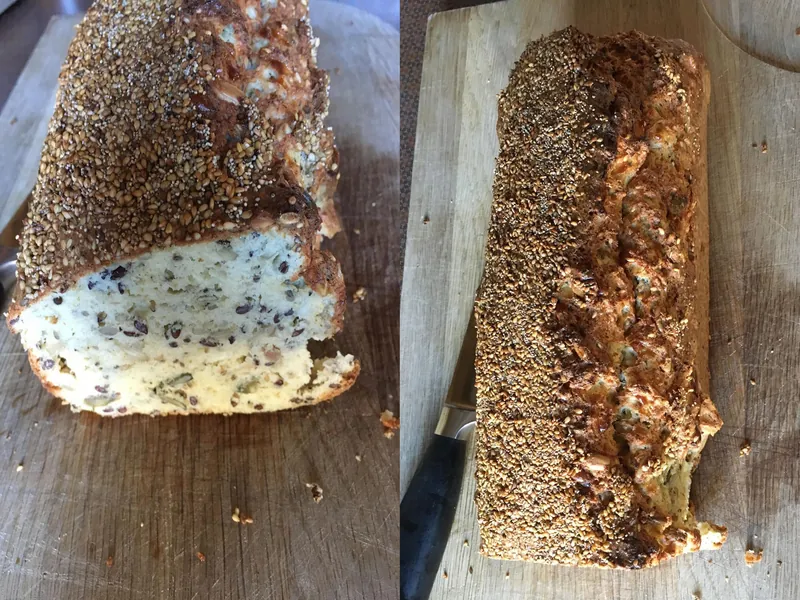 Femkornsbrød - Ketoliv