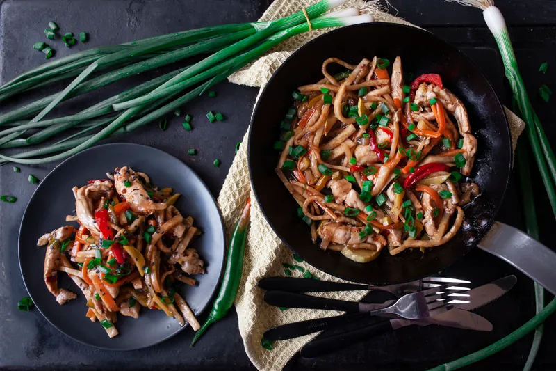 Hurtig low carb wok med kylling - Ketoliv