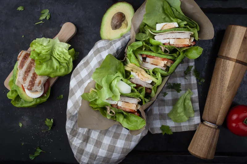 Keto club sandwich med kylling - Ketoliv