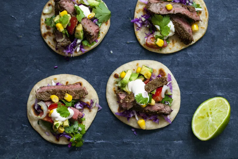 Keto fajitas af hørfrø pandekager - Ketoliv
