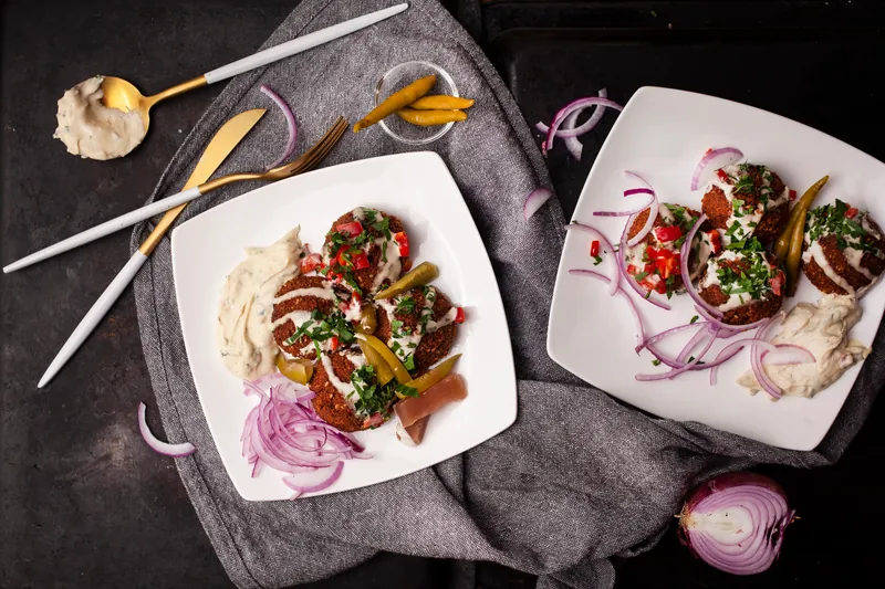 Keto falaffel med tomatsalat - Ketoliv