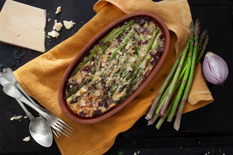 Keto frittata med asparges i ovn - Ketoliv