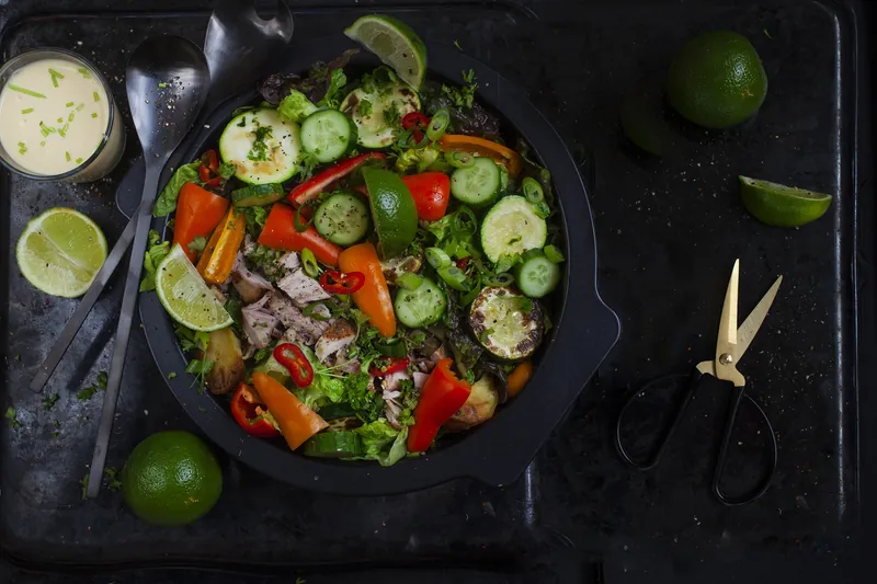 Keto Santa fe salat med kylling - Ketoliv