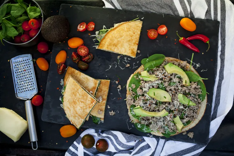 Lækre, flade quesadillas til Keto - Ketoliv