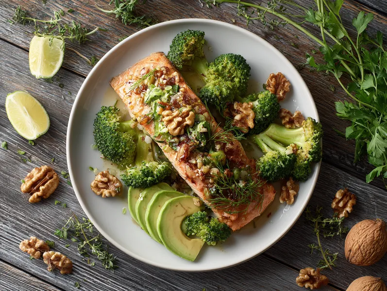 Paleo laks med avocado og valnødder - Functional Foods