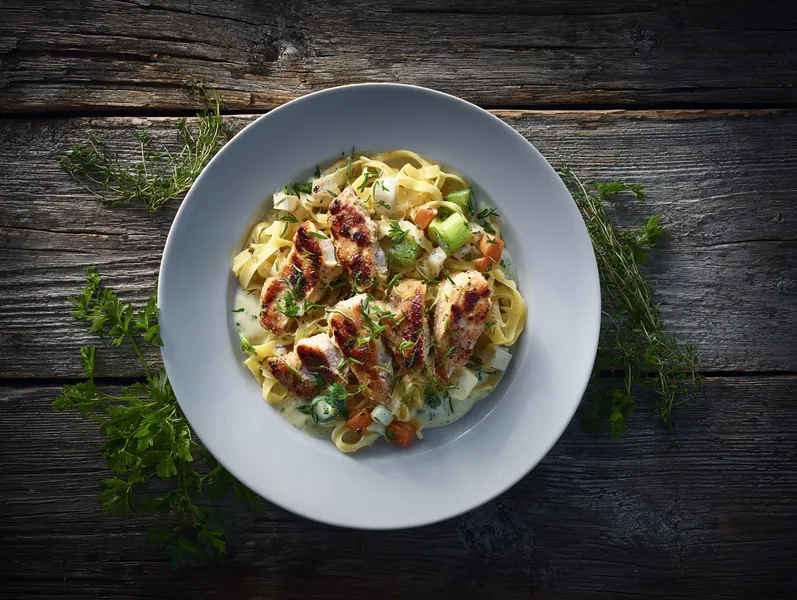 One-Pot kylling og grøntsager med pasta  - Functional Foods