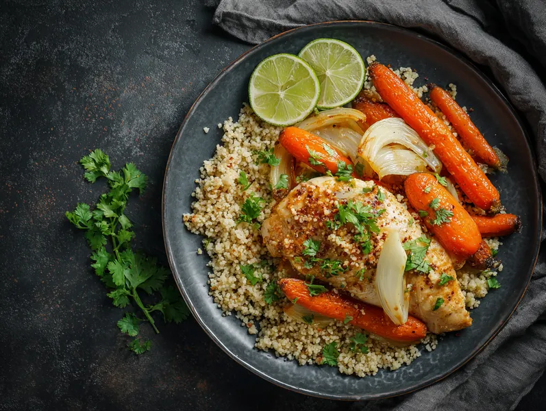 Kyllingegryde med ingefær, lime, fennikel og kikærter - Functional Foods