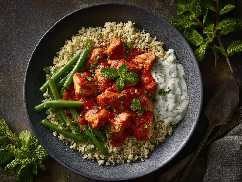 Tyrkisk gryderet med kyllingebryst og bulgur - Functional Foods