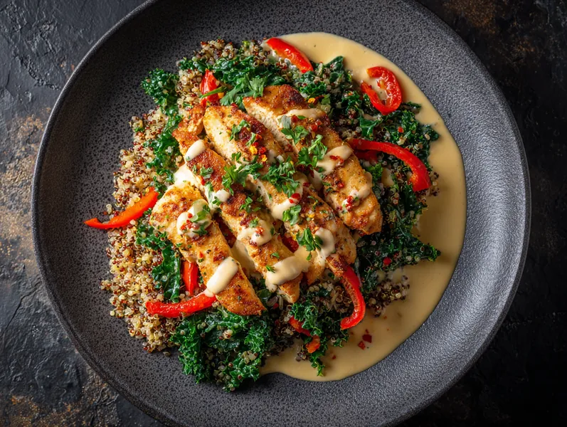 Mexicansk kyllingekarry med quinoa og grønkål - Functional Foods