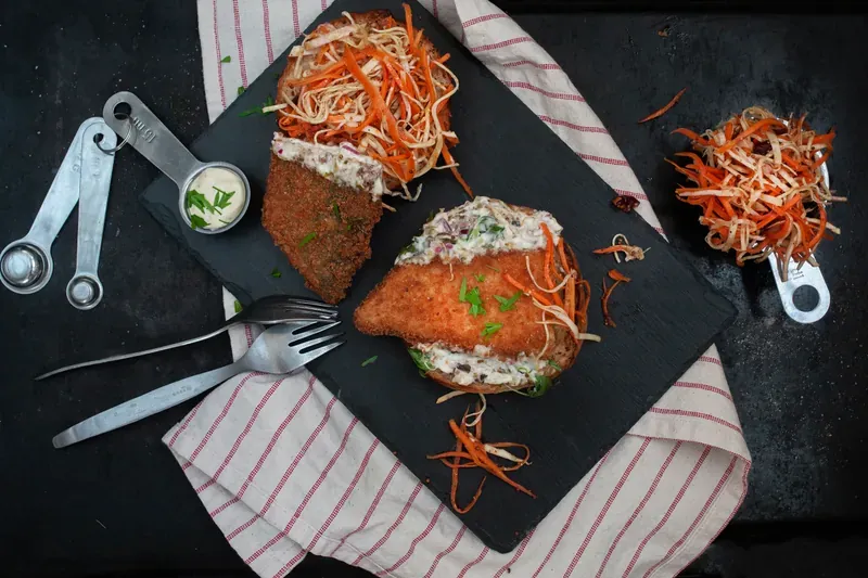 Keto solskinsburger med rødspætte - Functional Foods
