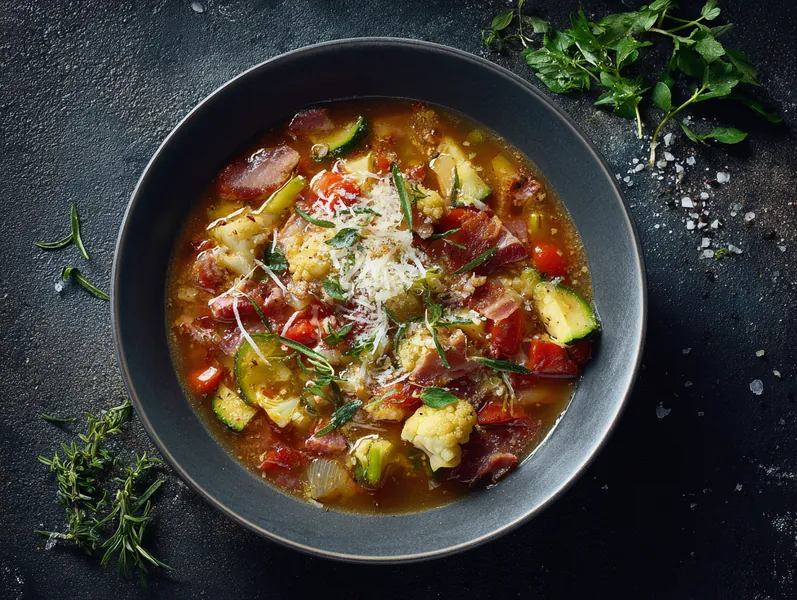 Keto minestrone suppe - Functional Foods