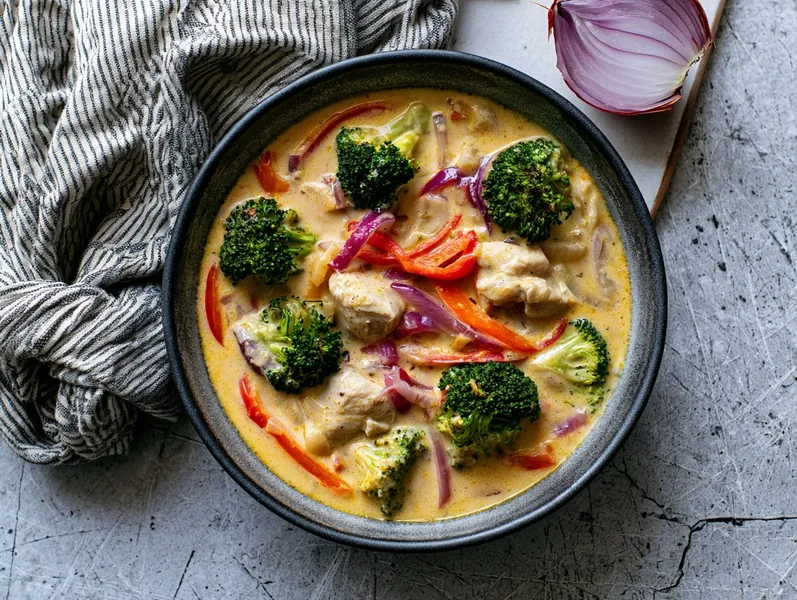 Keto kyllingesuppe med grøntsager - Functional Foods