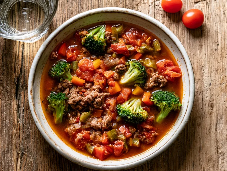 Keto-oksekødssuppe med grøntsager - Functional Foods