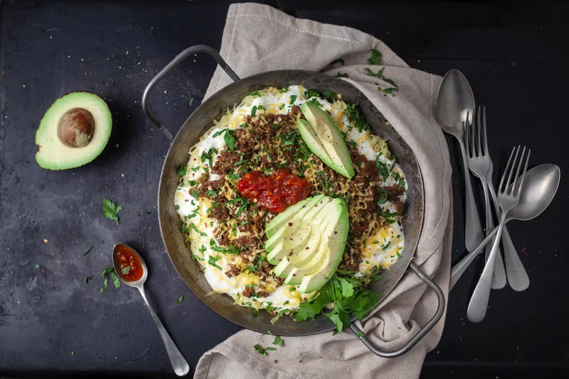 Spagettisquash med kødsovs - Ketoliv