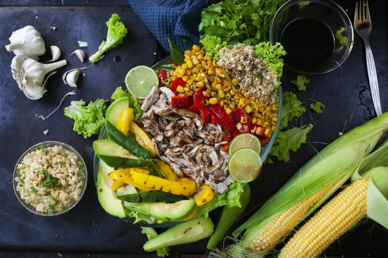 Taco salat med pulled pork - Ketoliv